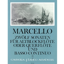 Marcello, B 12 Sonatas, op. 2/7-9