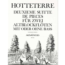 Hotteterre, JM 2 suites for 2 alto recorders op. 6