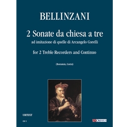 Bellinzani. 2 Sonate da chiesa a tre.