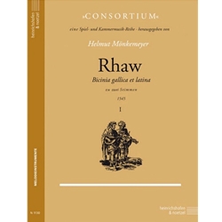 Rhaw: Bicinia gallica et latina  (Vol. 1)