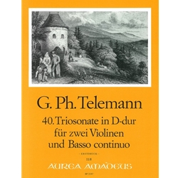 Telemann, GP Trio Sonata 40 in D Major (TWV 42:D12)