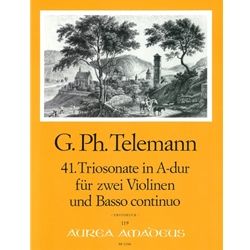 Telemann, GP Trio Sonata 41 in A Major (TWV 42:A13)