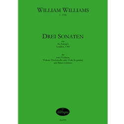 Williams, William: 3 Sonatas