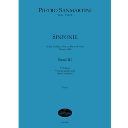 Sanmartini, Pietro: Sifonie