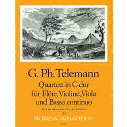 Telemann, GP: Quartett 4 in C Major (TWV 43:C1)