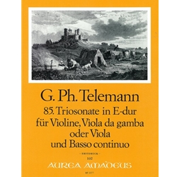 Telemann, GP Trio Sonata 85 in E Major (TWV42:E7)