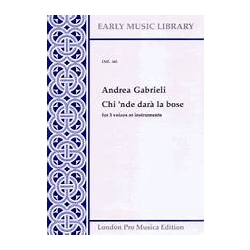 Gabrieli, A: Chi 'nde dara la bose