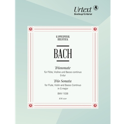 Bach, JS: Trio Sonata for Flute, Violin, and Basso Continuo in G-Major, BWV 1038