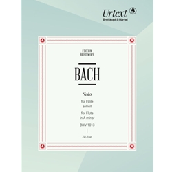 Bach, JS: Solo for Flute in A minor, BWV 1013