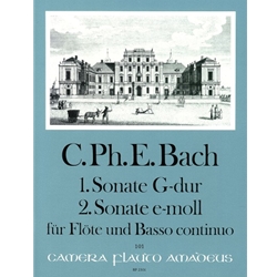 Bach, CPE Sonatas (Vol. 1, Wq123, Wq124)