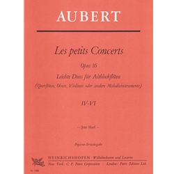 Aubert, Jacques: Les petits Concerts, op. 10/4-6