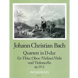 Bach, JC Quartet in D Major op. 19/2