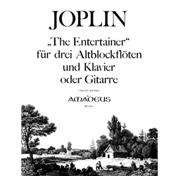 Joplin "The Entertainer" for 3 alto recorders
