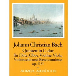 Bach, JC 6 Quintets, op. 11, v. 1: C Major