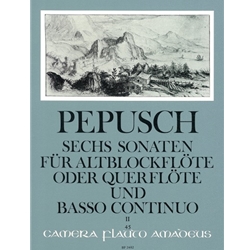 Pepusch 6 Sonatas [2nd set] (v. 2, 4-6)