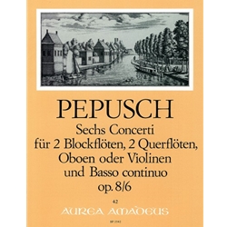 Pepusch 6 Concerti, op. 8/6 in F