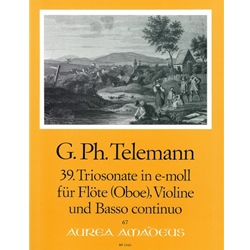 Telemann, GP: Trio Sonata 39 in e minor (TWV42:e7)