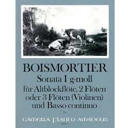 Boismortier, Joseph Bodin de Sonata I op. 34 in g minor