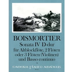 Boismortier, JB de: Sonata in D, op. 34/IV
