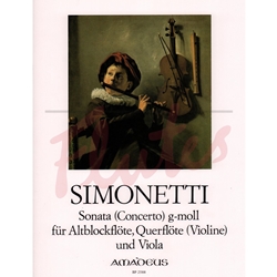 Simonetti, GP [=Winfried Michel]: Sonata (Concerto) in g minor op. 4/2