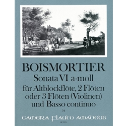 Boismortier, JB de: Sonata in a, op. 34/VI