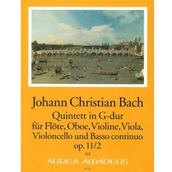 Bach, JC 6 Quintets, op. 11, v. 2: G Major