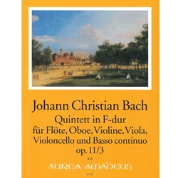 Bach, JC 6 Quintets, op. 11, v. 3: F Major