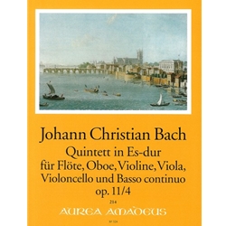 Bach, JC 6 Quintets, op. 11, v. 4: E-flat Major