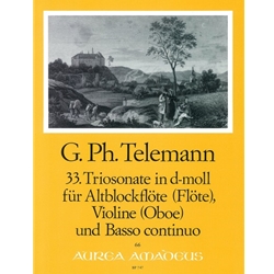 Telemann, GP Trio Sonata 33 in d  minor (TWV42:d7)